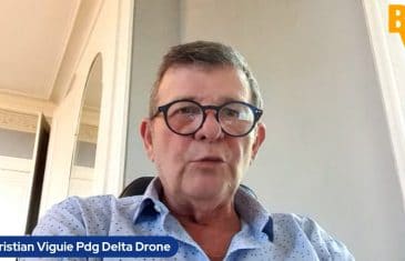 Christian Viguié Pdg de Delta Drone (Tous droits réservés 2021 www.labourseetlavie.com)