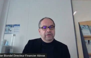 Didier Blondel Directeur Financier Abivax (Tous droits réservés 2021 www.labourseetlavie.com)