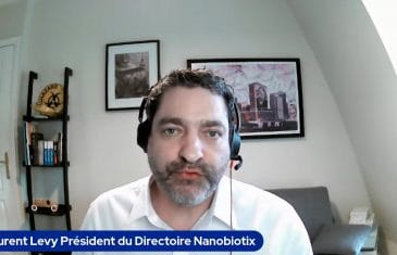 Laurent Lévy Président du Directoire Nanobiotix (tous droits réservés 2021 www.labourseetlavie.com)