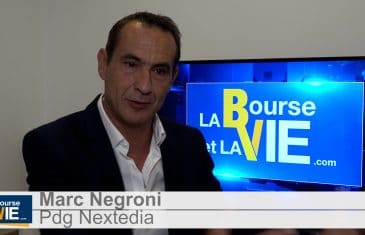 Marc Negroni Pdg Nextedia (Tous droits réservés 2021 www.labourseetlavie.com)