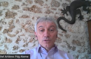 Michel Artières Pdg Ateme (Tous droits réservés 2021 www.labourseetlavie.com)