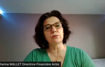 Catherine Mallet Directrice Financière Actia (Tous droits réservés 2021 www.labourseetlavie.com)