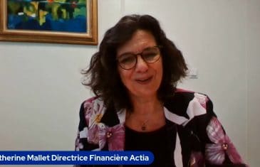 Catherine Mallet Directrice Financière Actia (Tous droits réservés 2021 www.labourseetlavie.com)