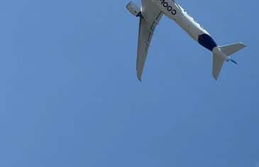 Démonstration de l'Airbus A350-1000 (Images www.labourseetlavie.com 2025)