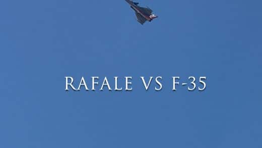 Le combat de l'année Rafale contre F35 (Bourget 2025 images www.labourseetlavie.com)
