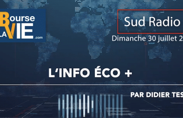 Didier Testot Fondateur LA BOURSE ET LA VIE TV dans L'info éco + Sud Radio (30 juillet 2023)