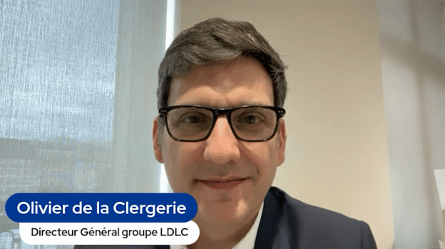 Olivier de la Clergerie Directeur Général du Groupe LDLC (Tous droits réservés 2026 www.labourseetlavie.com)