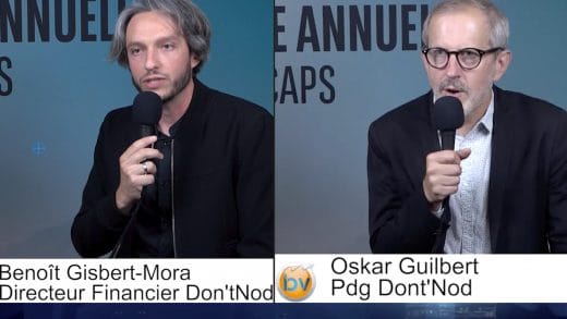 Benoît Gisbert-Mora et Oskar Guilbert DONT'NOD (Tous droits réservés 2022 www.labourseetlavie.ccom)