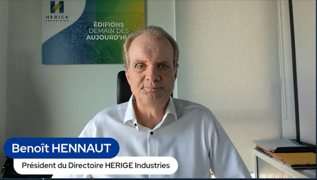 Benoît Hennaut Président du Directoire Herige Industries (Tous droits réservés 2026 www.labourseetlavie.com)