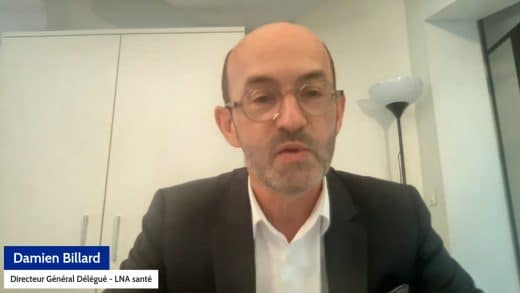 Damien Billard Directeur Général Délégué LNA Santé (Tous droits réservés 2024 www.labourseetlavie.com)