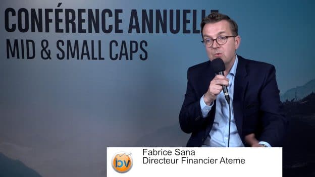 Fabrice Sana Directeur Financier Ateme (Tous droits réservés 2022 www.labourseetlavie.com)