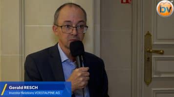 Gerald Resch Investor Relations Voestalpine AG : « New EU Regulation is a Positive Signal for Us »