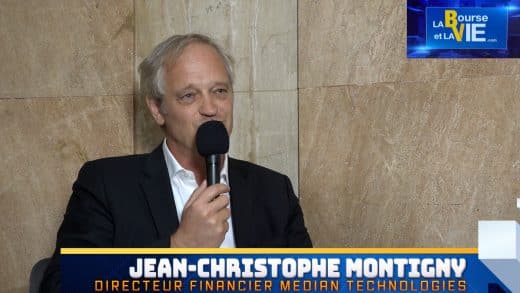 Jean-Christophe Montigny Directeur Financier Median Technologies (Photo tous droits réservés 2023 www.labourseetlavie.com)
