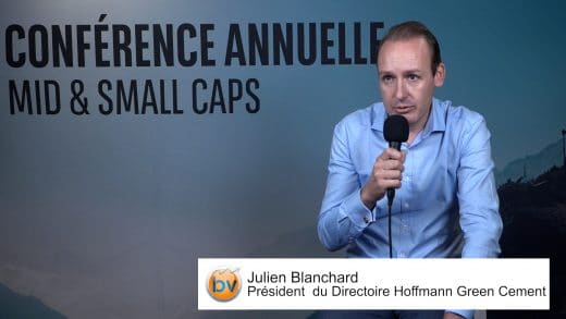 Julien Blanchard Président du Directoire Hoffmann Green Cement Technologies (Tous droits réservés 2022 www.labourseetlavie.com)