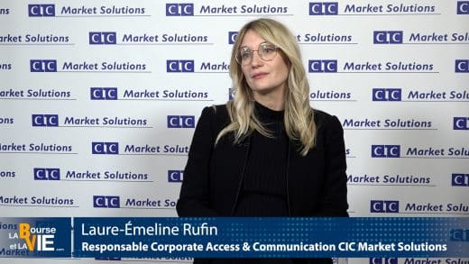 Laure-Émeline Rufin Responsable Corporate Access & Communication CIC Market Solutions (Tous droits réservés 2023)