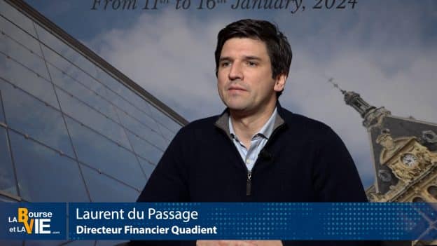Laurent du Passage Directeur Financier Quadient (photo tous droits réservés 2024 www.labourseetlavie.com)