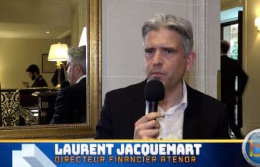 Laurent Jacquemart Directeur Financier Atenor (Tous droits réservés 2023 www.labourseetlavie.com)