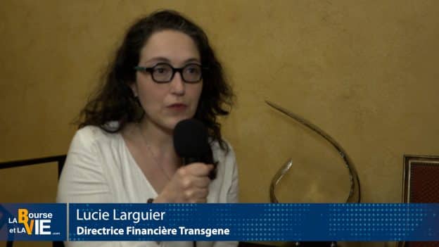 Lucie Larguier Directrice Financière Transgene (Tous droits réservés 2024 www.labourseetlavie.com)