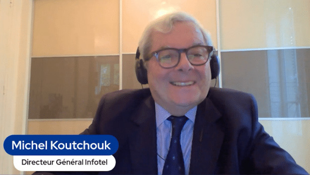 Michel Koutchouk Directeur Général Infotel (Tous droits réservés 2026 www.labourseetlavie.com)