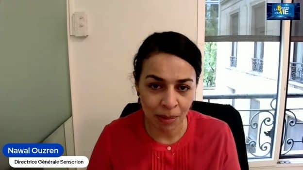 Nawal Ouzren Directeur Générale Sensorion (Tous droits réservés 2025 www.labourseetlavie.com)