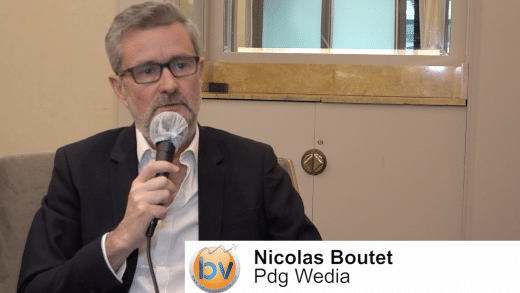 Nicolas Boutet Pdg Wedia (photo tous droits réservés 2022 www.labourseetlavie.com)