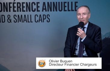 Olivier Buquen Directeur Financier Chargeurs (Tous droits réservés 2022 www.labourseetlavie.com)