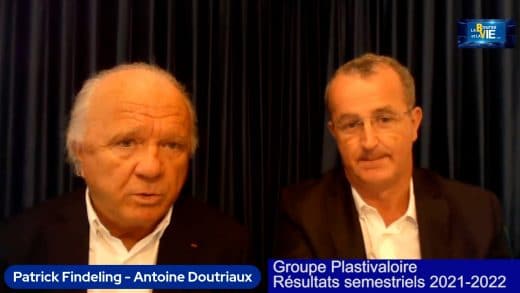 Résultats semestriels 2021-2022 Groupe Plastivaloire (Patrick Findeling, Antoine Doutriaux) Tous droits réservés 2022 www.labourseetlavie.com
