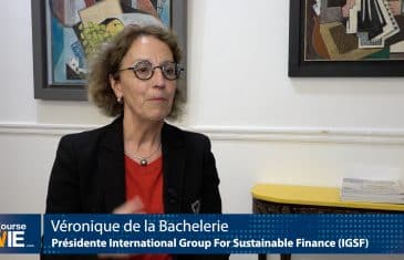 Véronique de la Bachelerie Présidente International Group For Sustainable Finance (Tous droits réservés 2023 www.labourseetlavie.com)