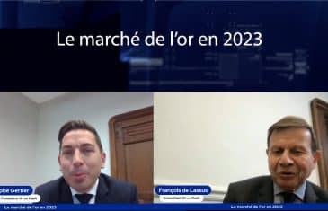 Christophe Gerber Président Fondateur et François de Lassus Consultant Or en cash (Tous droits réservés www.labourseetlavie.com2023)