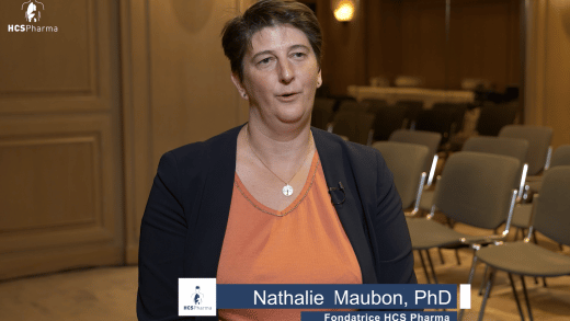 Nathalie Maubon Fondatrice HCS Pharma (Photo tous droits réservés 2022 www.labourseetlavie.com)
